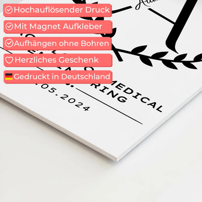 Fotoboard Geschenk Bachelorabschluss Bachelor Of Medical Engineering