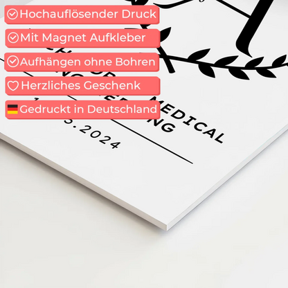 Fotoboard Geschenk Bachelorabschluss Bachelor Of Medical Engineering