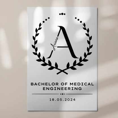 Fotoboard Geschenk Bachelorabschluss Bachelor Of Medical Engineering
