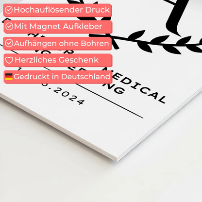 Fotoboard Geschenk Bachelorabschluss Bachelor Of Medical Engineering