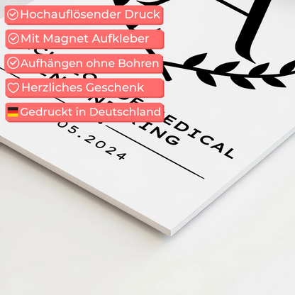 Fotoboard Geschenk Bachelorabschluss Bachelor Of Medical Engineering