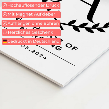 Fotoboard Magnet Poster Geschenk Zum Bachelor Bachelor Of Nursing