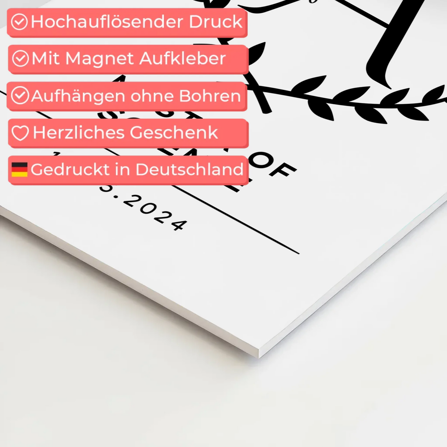 Magnet Fotoboard Geschenk Zum Masterabschluss Master Of Science