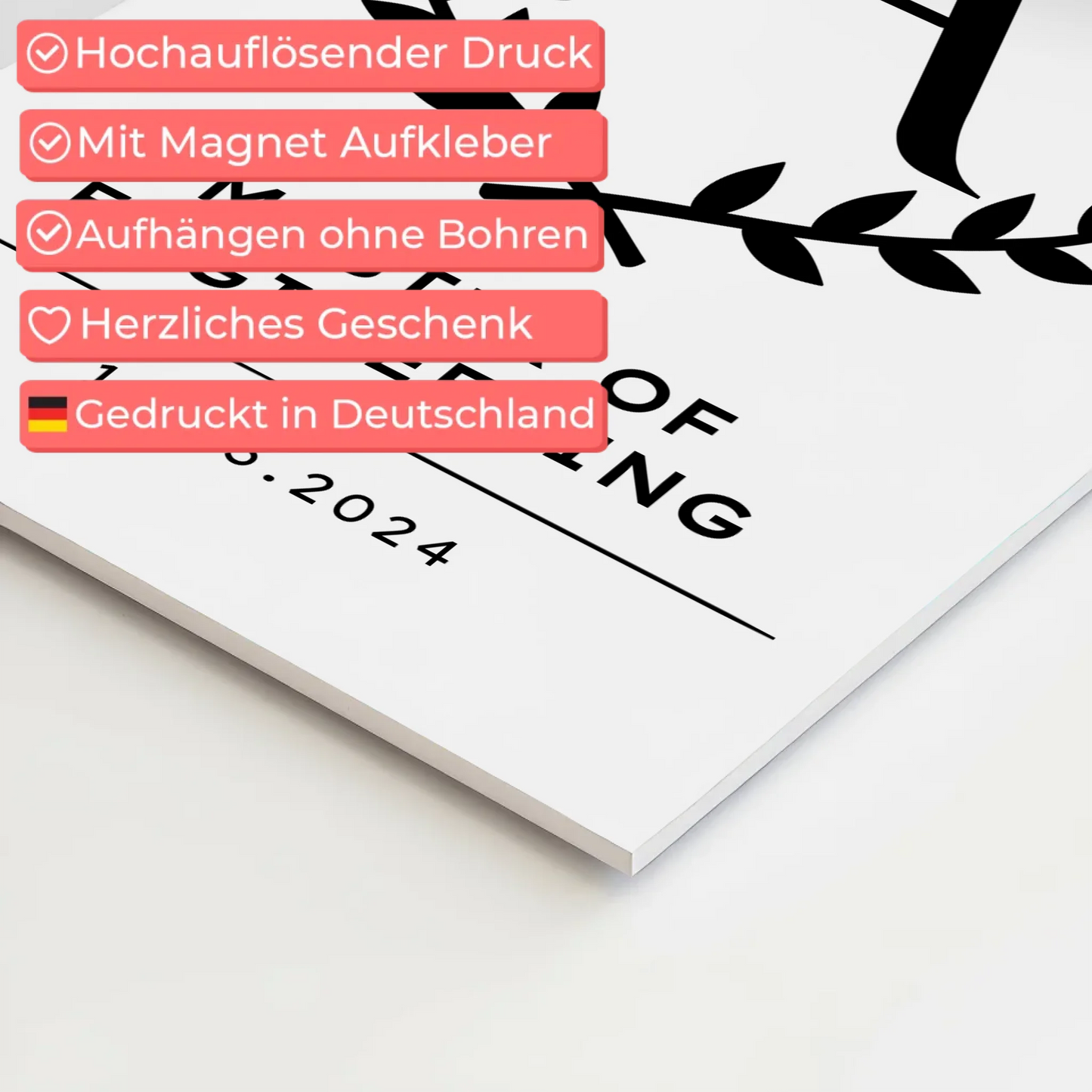 Fotoboard Magnet Wandbild Geschenk Masterabschluss Master Of Engineering