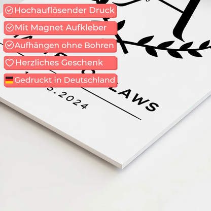 Magnet Wandbild Fotoboard Geschenk Zum Master Master Of Laws