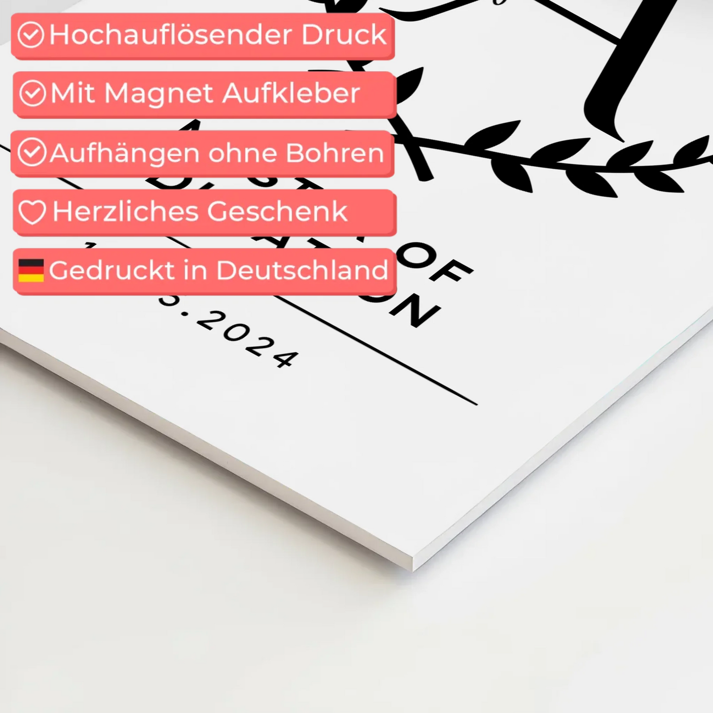 Fotoboard Geschenk Zum Bestandenen Master Master Of Education