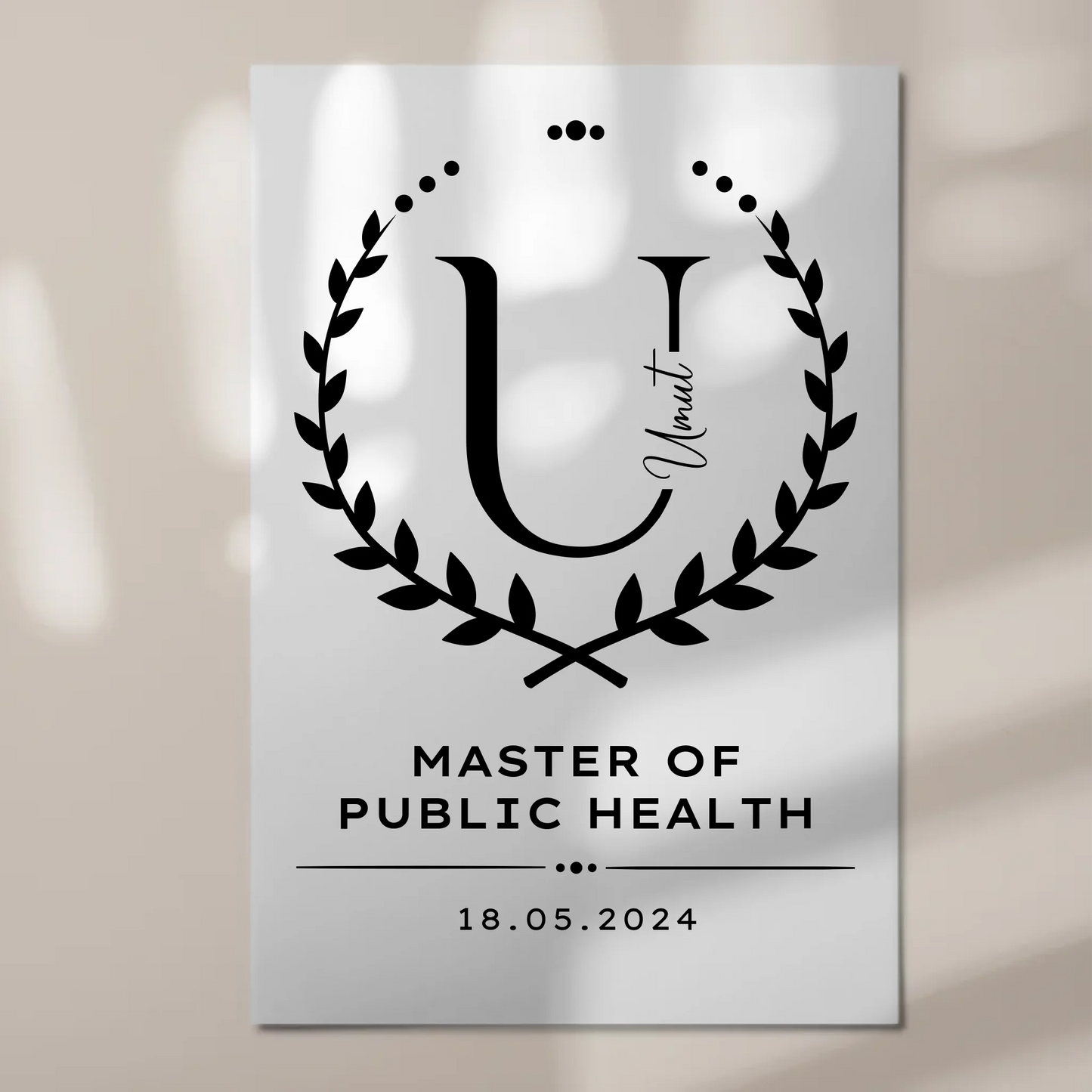 Magnet Fotoboard Geschenk Zum Master Master Of Public Health