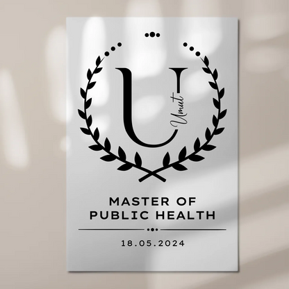 Magnet Fotoboard Geschenk Zum Master Master Of Public Health