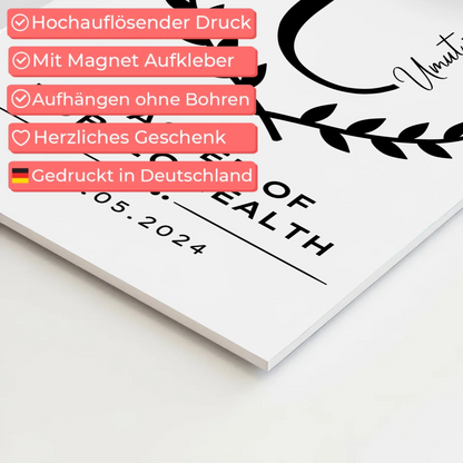 Magnet Fotoboard Geschenk Zum Master Master Of Public Health