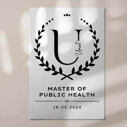 Magnet Fotoboard Geschenk Zum Master Master Of Public Health