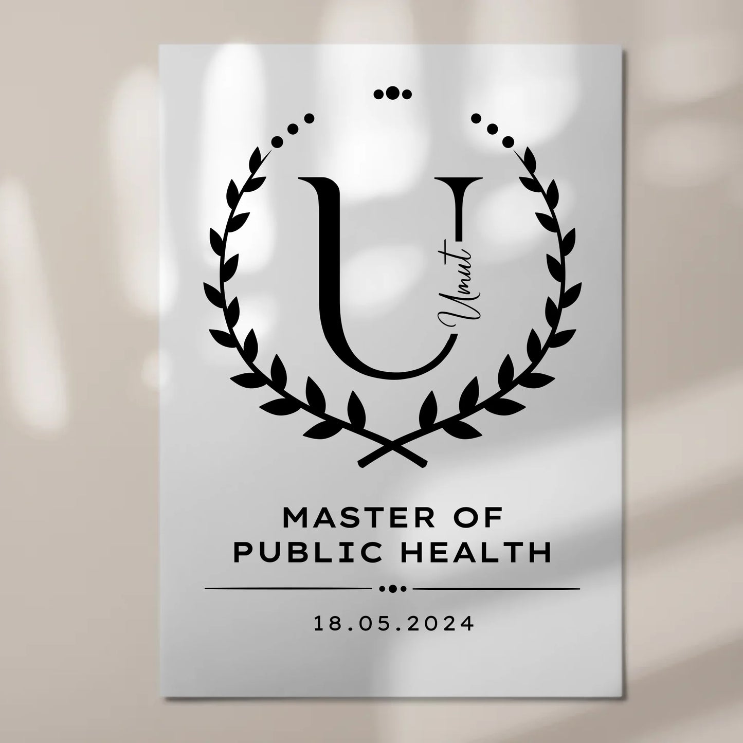 Magnet Fotoboard Geschenk Zum Master Master Of Public Health