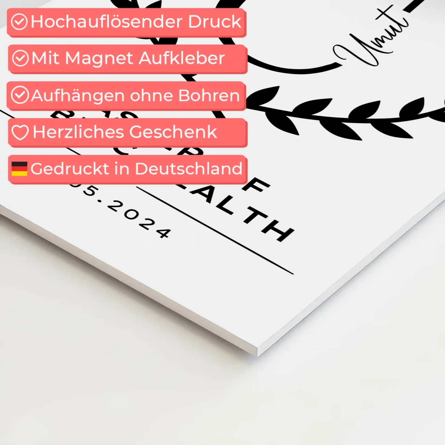 Magnet Fotoboard Geschenk Zum Master Master Of Public Health