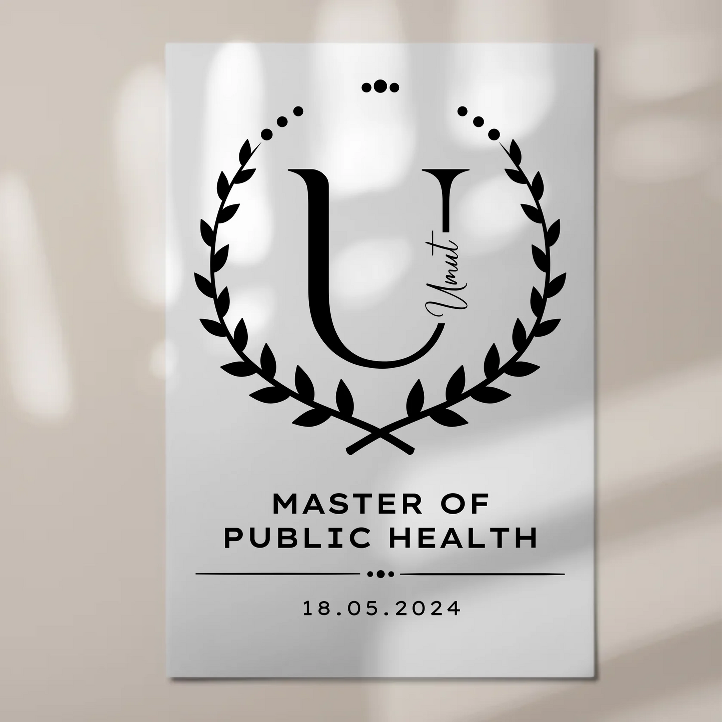 Magnet Fotoboard Geschenk Zum Master Master Of Public Health