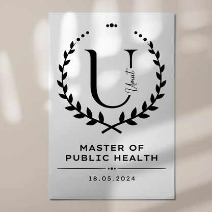 Magnet Fotoboard Geschenk Zum Master Master Of Public Health