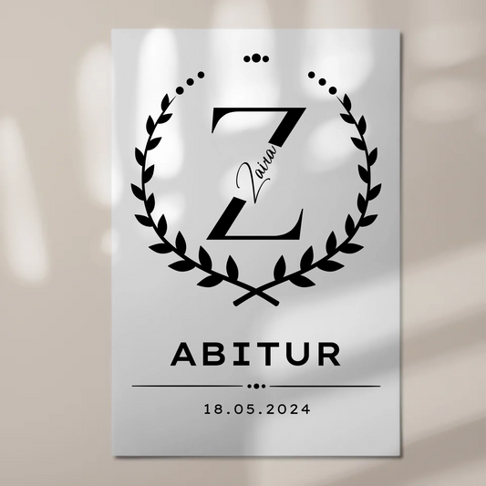 Fotoboard Geschenk zum Abitur Abiturient