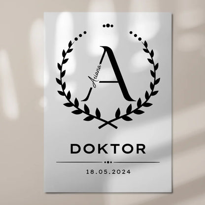 Fotoboard Magnet Poster Doktor Abschluss Geschenk Doktorand