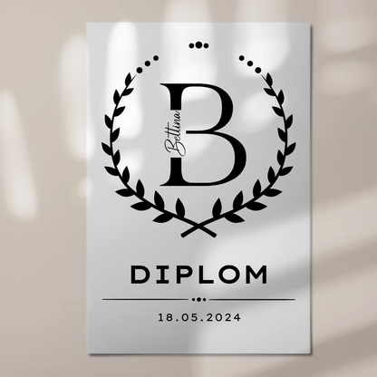 Fotoboard Magnetisch Geschenk Diplom Abschluss Diplomand