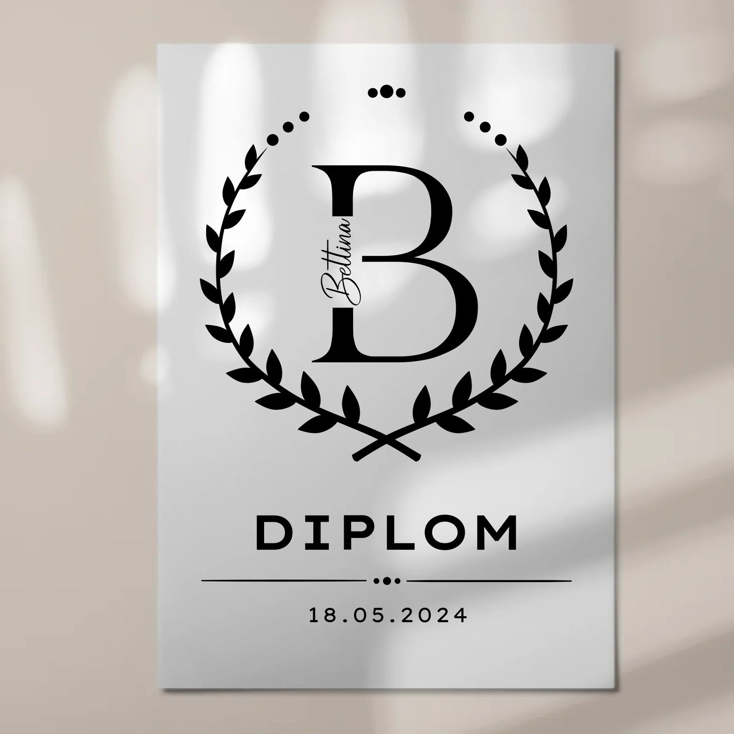 Fotoboard Magnetisch Geschenk Diplom Abschluss Diplomand