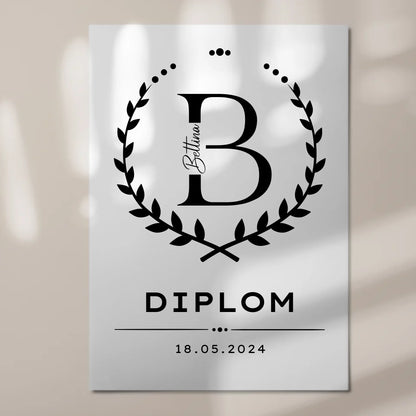 Fotoboard Magnetisch Geschenk Diplom Abschluss Diplomand