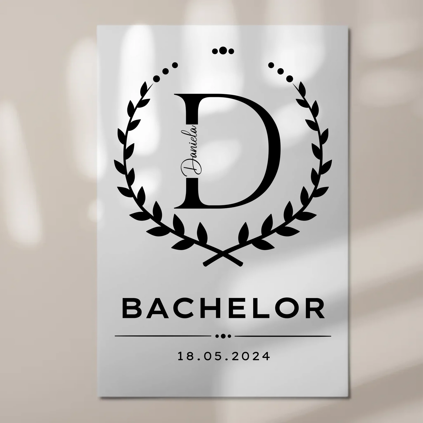 Magnet Fotoboard Geschenk Zum Bestandenen Bachelor Bachelorand