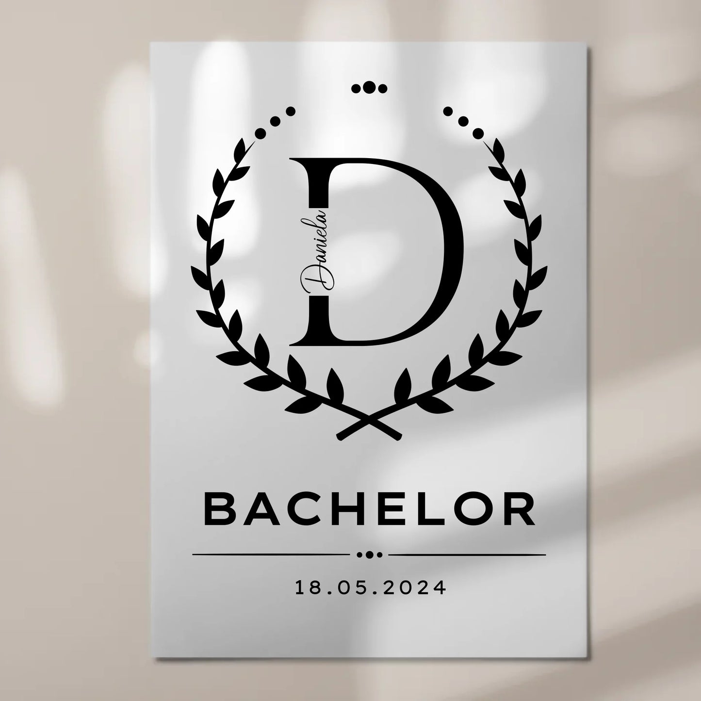 Magnet Fotoboard Geschenk Zum Bestandenen Bachelor Bachelorand