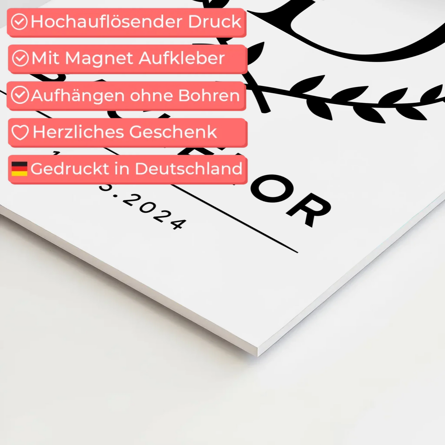 Magnet Fotoboard Geschenk Zum Bestandenen Bachelor Bachelorand