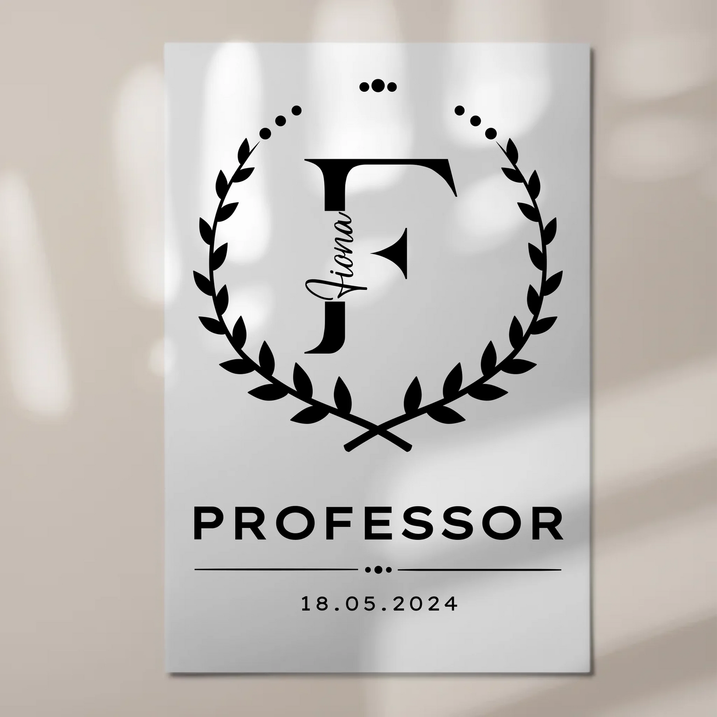 Magnet Wandbild Fotoboard Geschenk Professor