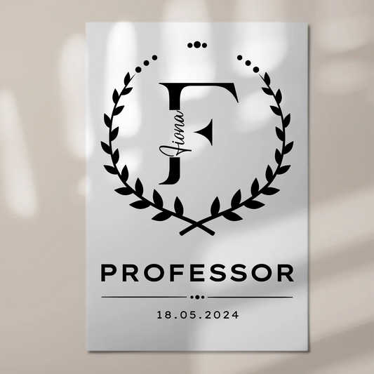 Magnet Wandbild Fotoboard Geschenk Professor