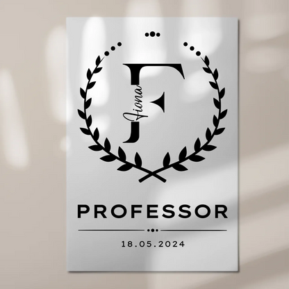 Magnet Wandbild Fotoboard Geschenk Professor