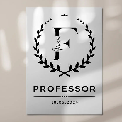 Magnet Wandbild Fotoboard Geschenk Professor