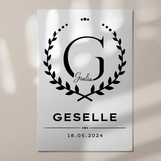 Fotoboard Geschenk Zum Abschluss Ausbildung Ausbildung