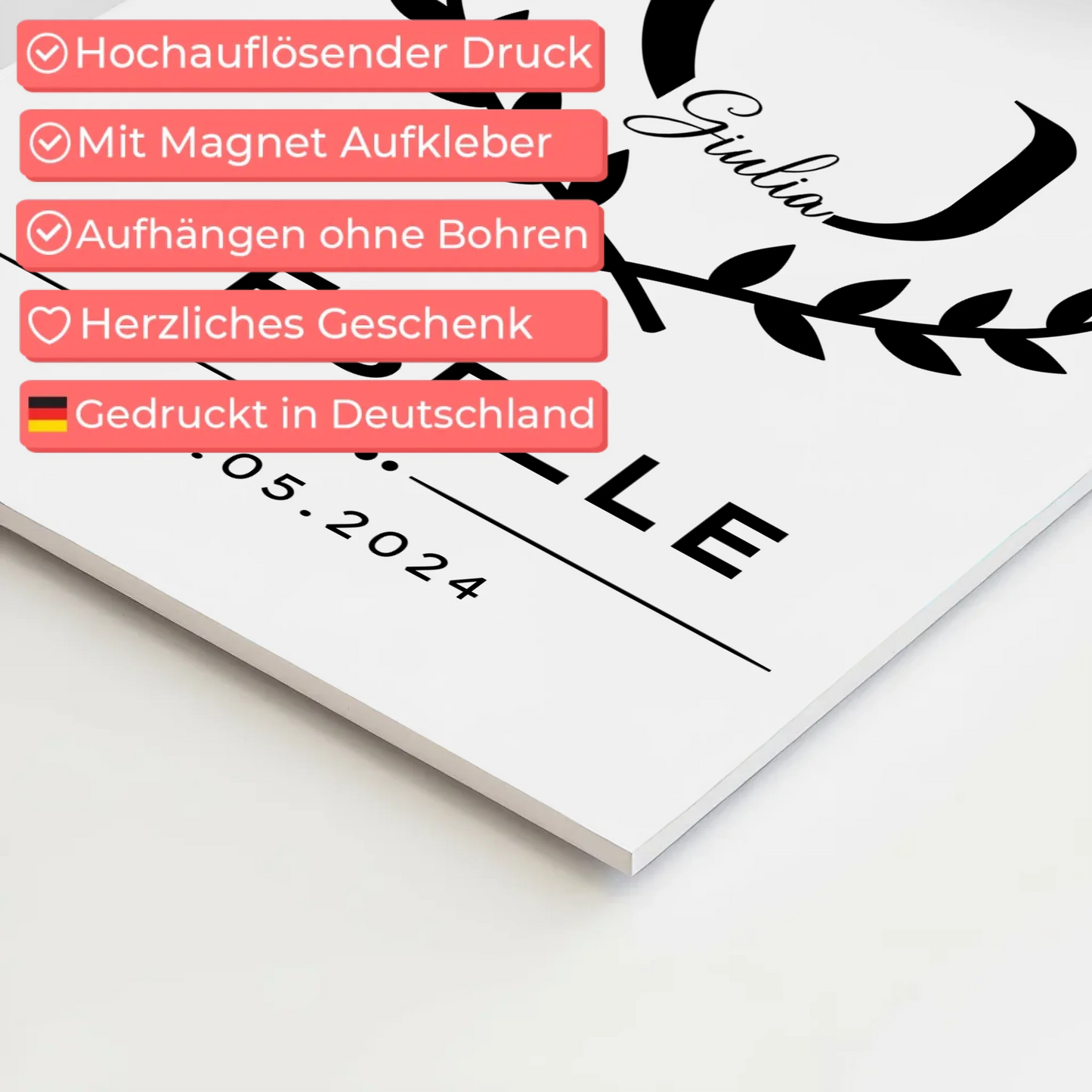 Fotoboard Geschenk Zum Abschluss Ausbildung Ausbildung