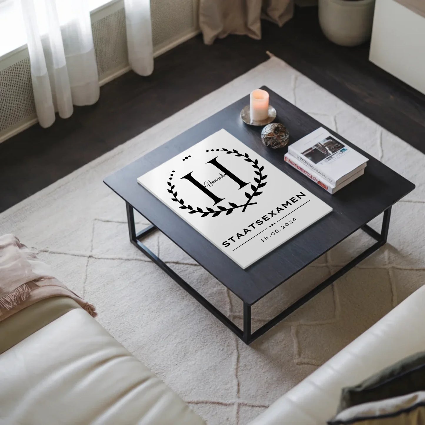 Fotoboard Magnet Poster Geschenk zum Staatsexamen Abschluss