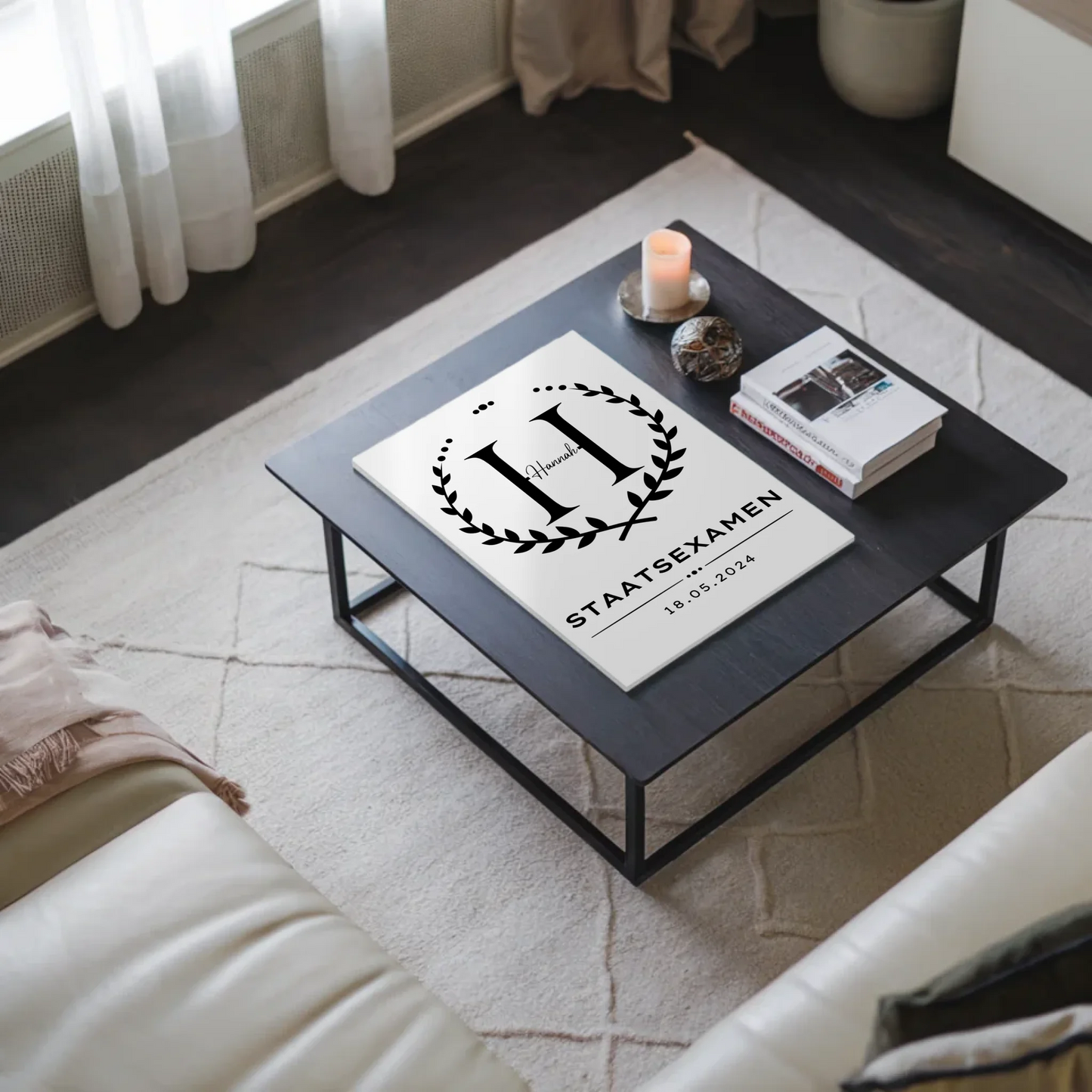 Fotoboard Magnet Poster Geschenk zum Staatsexamen Abschluss