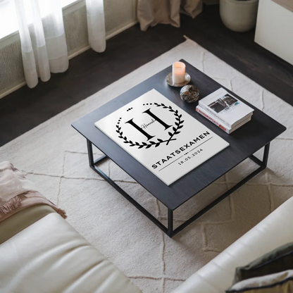 Fotoboard Magnet Poster Geschenk zum Staatsexamen Abschluss