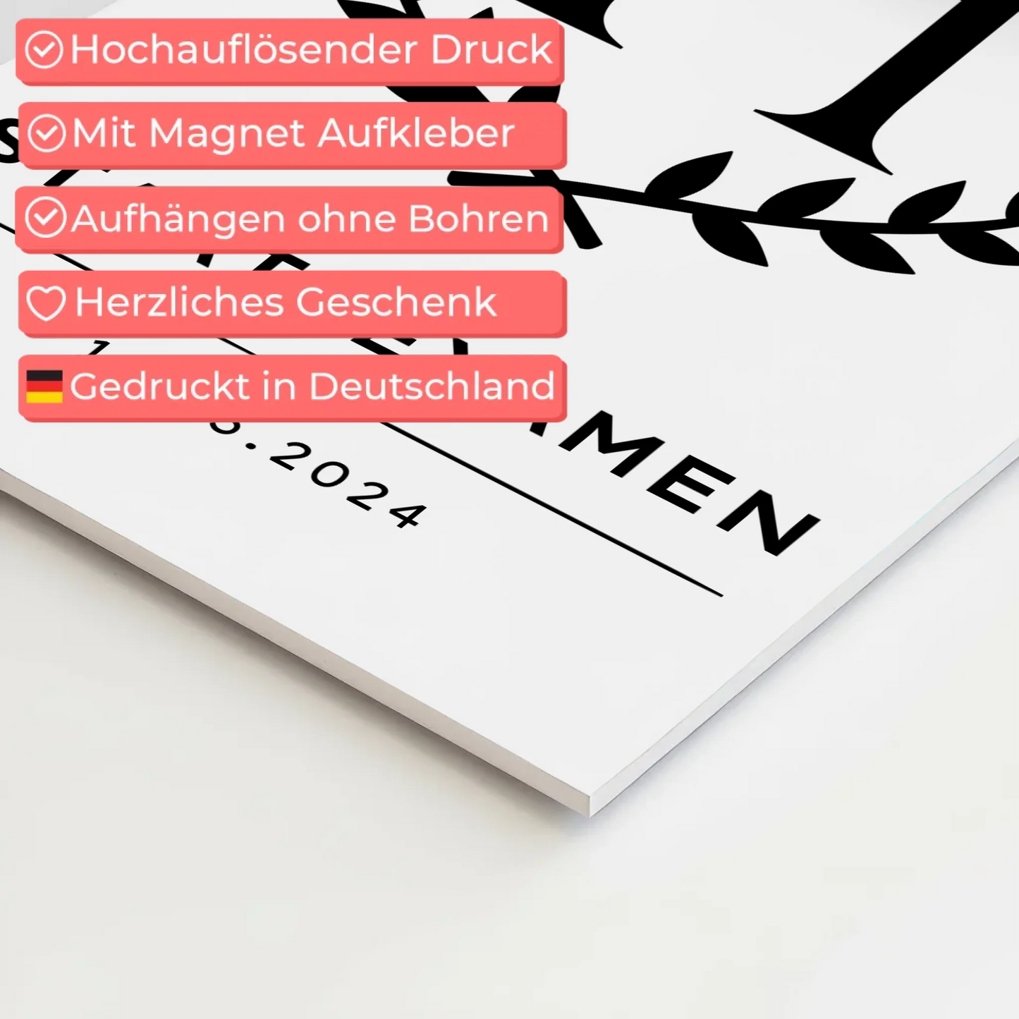 Fotoboard Magnet Poster Geschenk zum Staatsexamen Abschluss