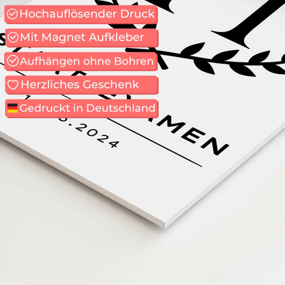 Fotoboard Magnet Poster Geschenk zum Staatsexamen Abschluss