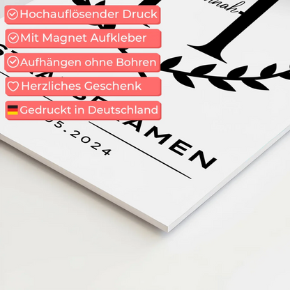 Fotoboard Magnet Poster Geschenk zum Staatsexamen Abschluss