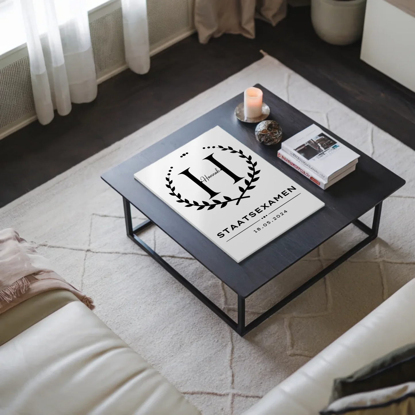 Fotoboard Magnet Poster Geschenk zum Staatsexamen Abschluss