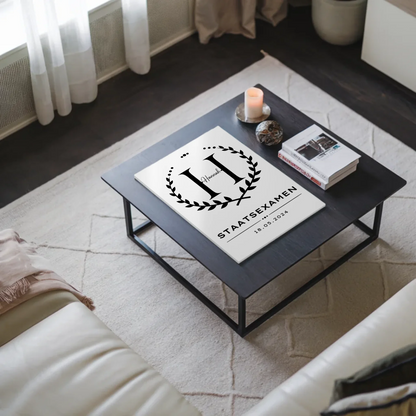 Fotoboard Magnet Poster Geschenk zum Staatsexamen Abschluss