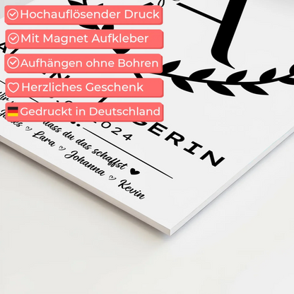 Geschenk Abschluss Ausbildung Altenpflegerin Fotoboard