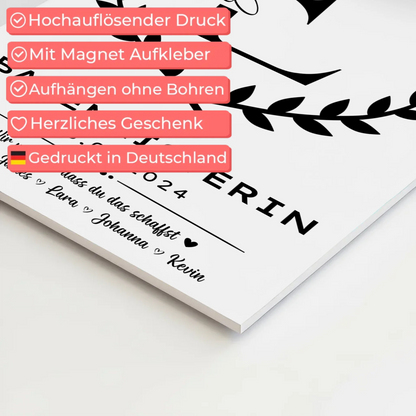 Ausbildungsabschluss Geschenk Bademeisterin Magnet Fotoboard