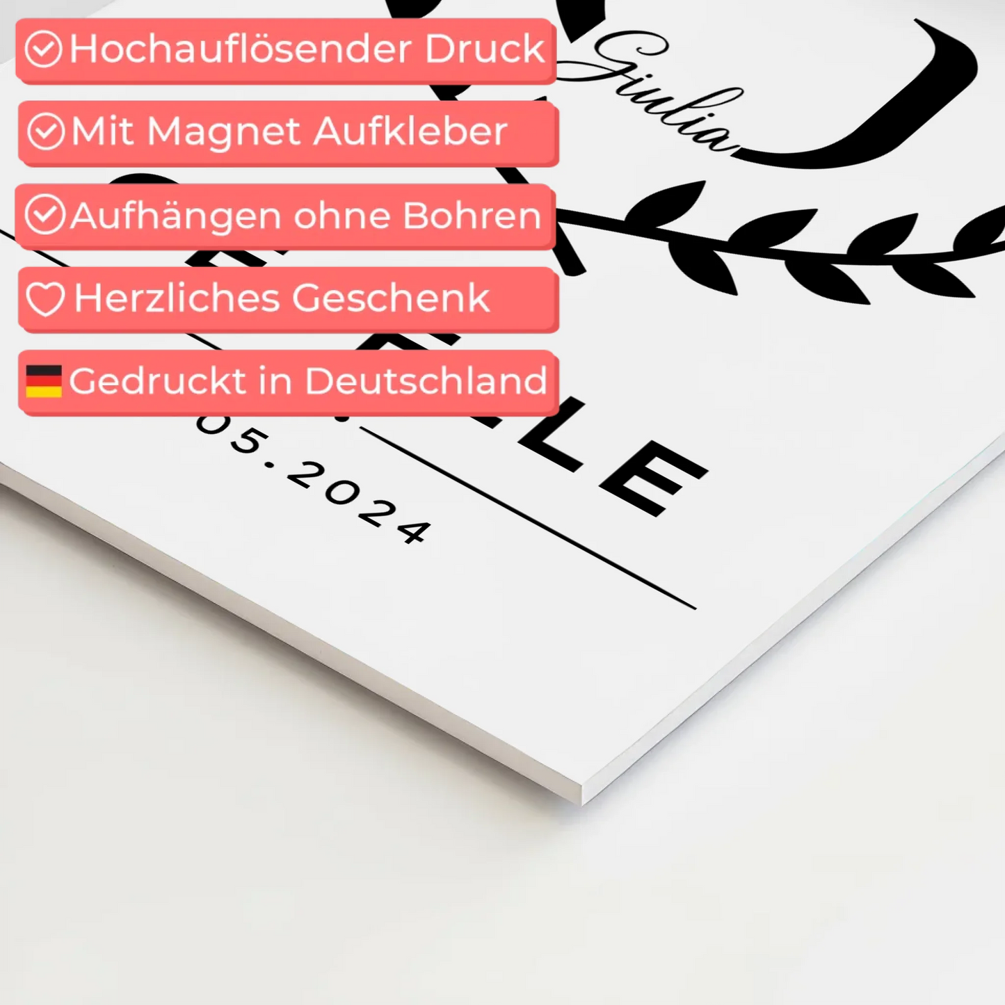 Fotoboard Geschenk Zum Abschluss Ausbildung Ausbildung