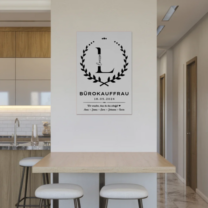 Geschenk Zum Abschluss Ausbildung Bürokauffrau Magnet Fotoboard