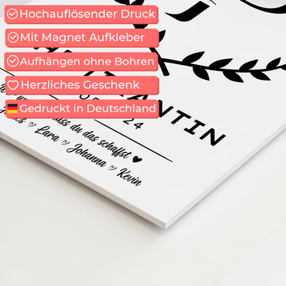 Geschenk Zum Abschluss Ausbildung Chemikantin Fotoboard