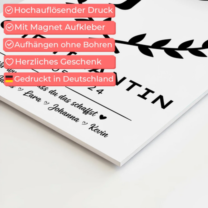 Geschenk Zum Abschluss Ausbildung Chemikantin Fotoboard