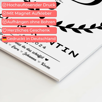 Geschenk Zum Abschluss Ausbildung Chemikantin Fotoboard