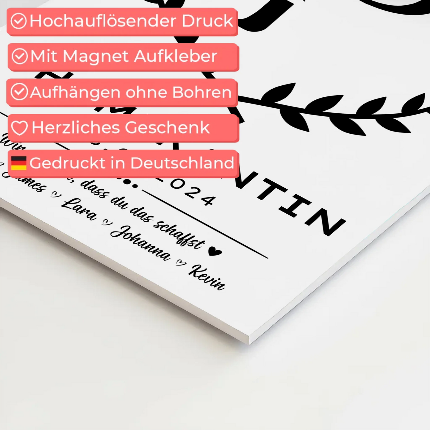 Geschenk Zum Abschluss Ausbildung Chemikantin Fotoboard