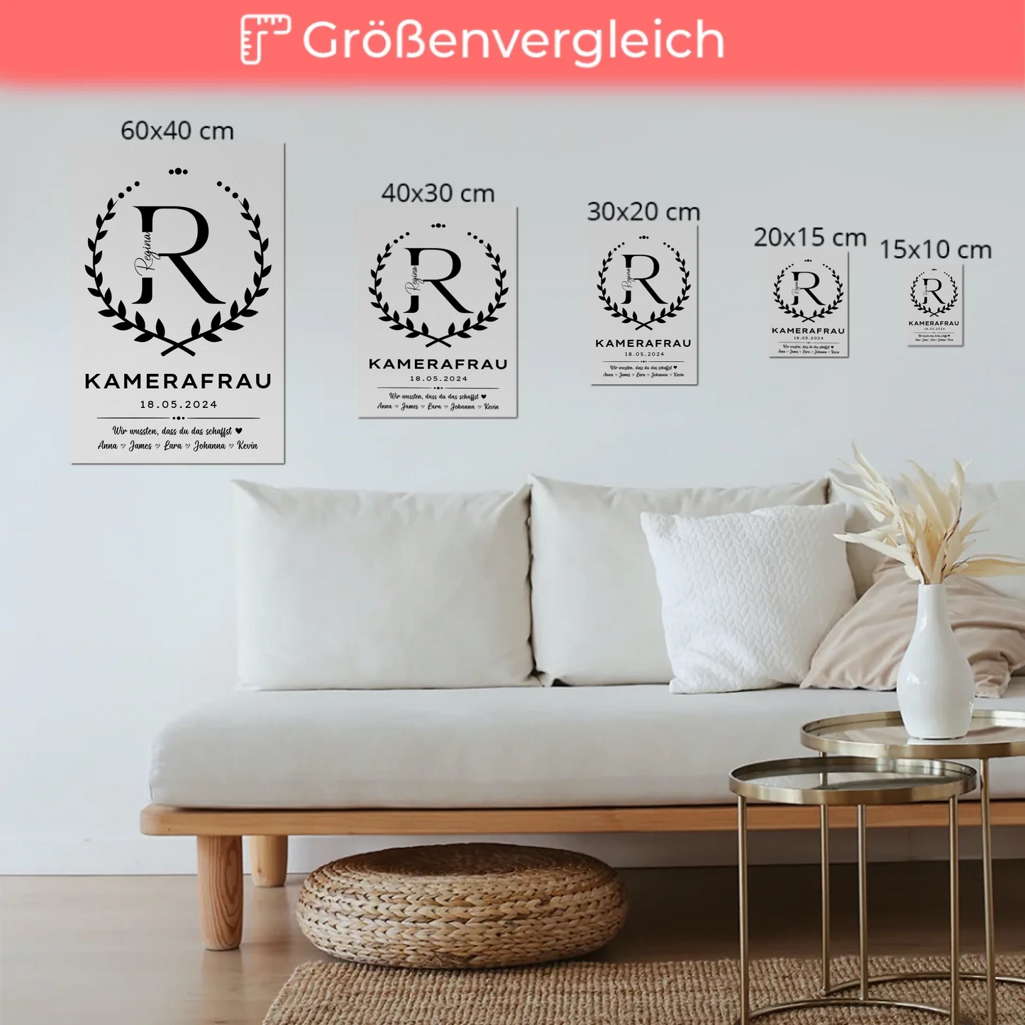 Ausbildungsabschluss Geschenk Kamerafrau Magnet Fotoboard