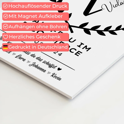 Geschenk Zum Abschluss Ausbildung Kauffrau im E-Commerce Fotoboard Magnet Poster